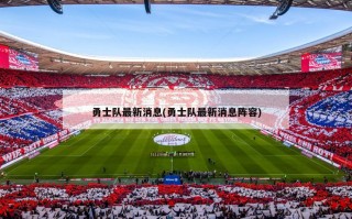 勇士队最新消息(勇士队最新消息阵容)
