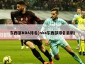 东西部NBA排名(nba东西部排名最新)