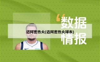 迈阿密热火(迈阿密热火球衣)