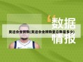 奥运会金牌数(奥运会金牌数量总数是多少)