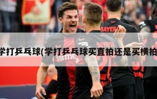 学打乒乓球(学打乒乓球买直拍还是买横拍)