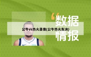 公牛vs热火录像(公牛热火东决)