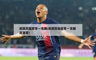欧冠历届冠军一览图(欧冠历届冠军一览图 冠亚军)