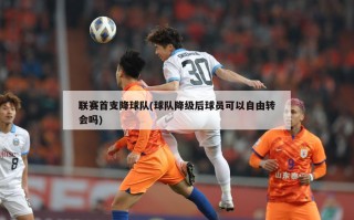 联赛首支降球队(球队降级后球员可以自由转会吗)
