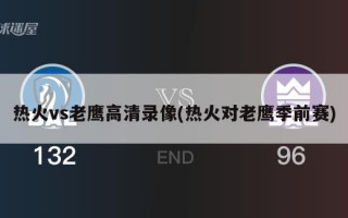 热火vs老鹰高清录像(热火对老鹰季前赛)