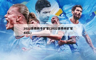 2022世界杯不扩军(2022世界杯扩军48队)