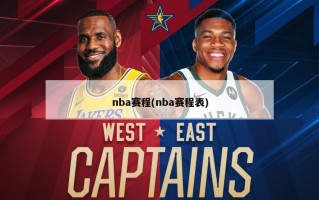 nba赛程(nba赛程表)