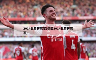 2014世界杯冠军(德国2014世界杯冠军)