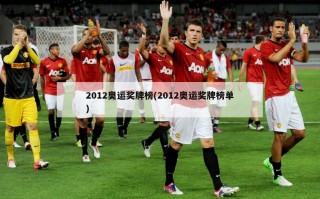 2012奥运奖牌榜(2012奥运奖牌榜单)