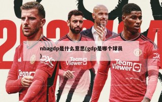 nbagdp是什么意思(gdp是哪个球员)