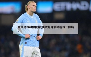 美式足球和橄榄球(美式足球和橄榄球一样吗)