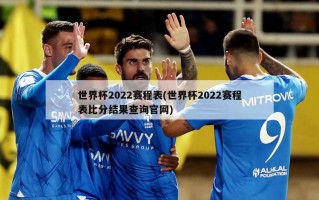 世界杯2022赛程表(世界杯2022赛程表比分结果查询官网)