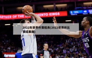2022年世界杯赛程表(2022世界杯比赛结果图)