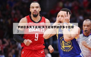 罗纳尔多天下足球(天下足球罗纳尔多十佳球)