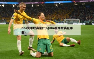 nba夏季联赛是什么(nba夏季联赛在哪看)