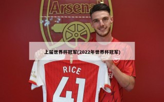 上届世界杯冠军(2022年世界杯冠军)