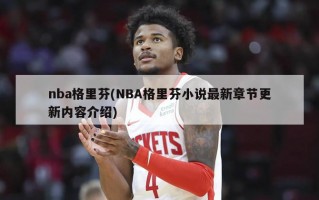 nba格里芬(NBA格里芬小说最新章节更新内容介绍)