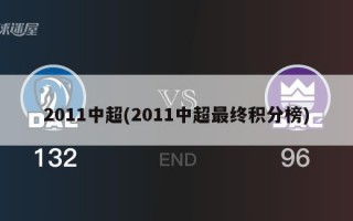 2011中超(2011中超最终积分榜)