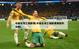 中国足球乙级联赛(中国足球乙级联赛赛程积分榜)