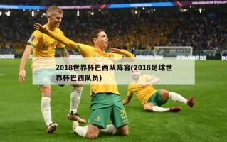 2018世界杯巴西队阵容(2018足球世界杯巴西队员)