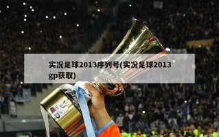 实况足球2013序列号(实况足球2013gp获取)